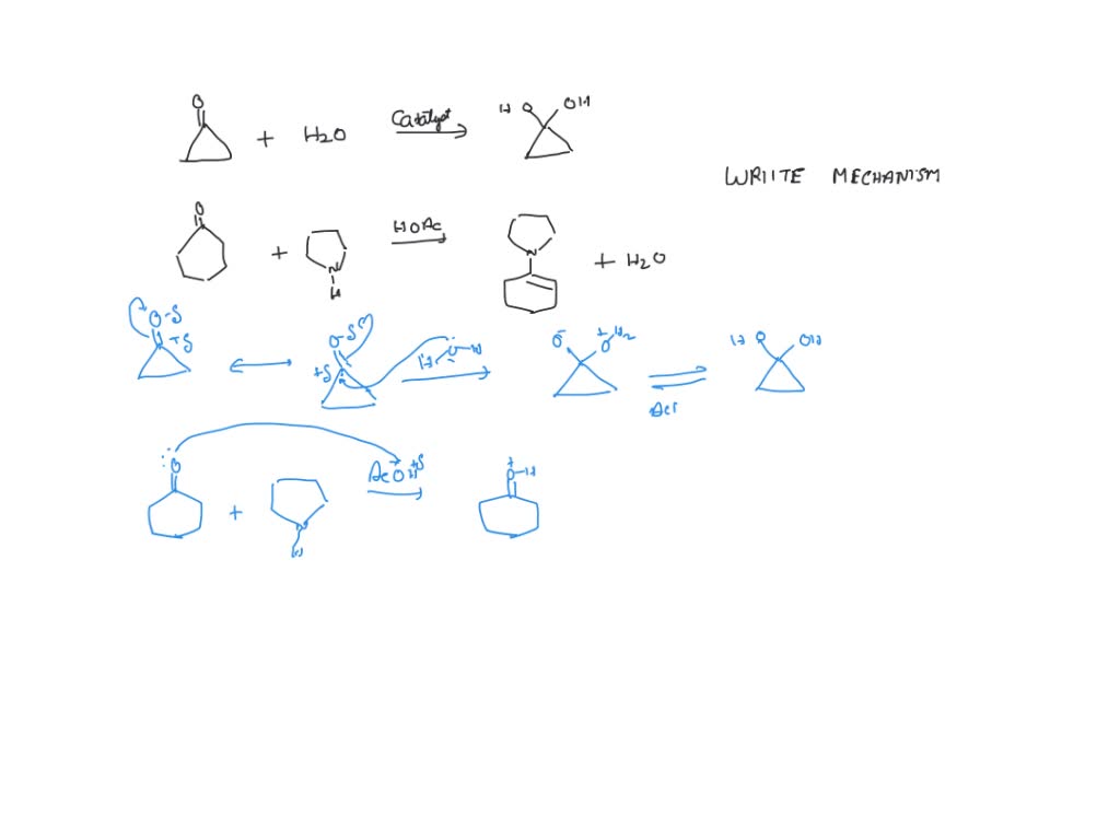 Solved Write The Complete Stepwise Mechanism For The Reaction Ho