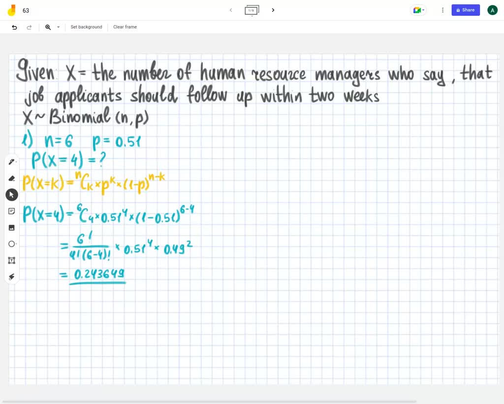 Solved Assume That When Human Resource Managers Are Randomly Selected