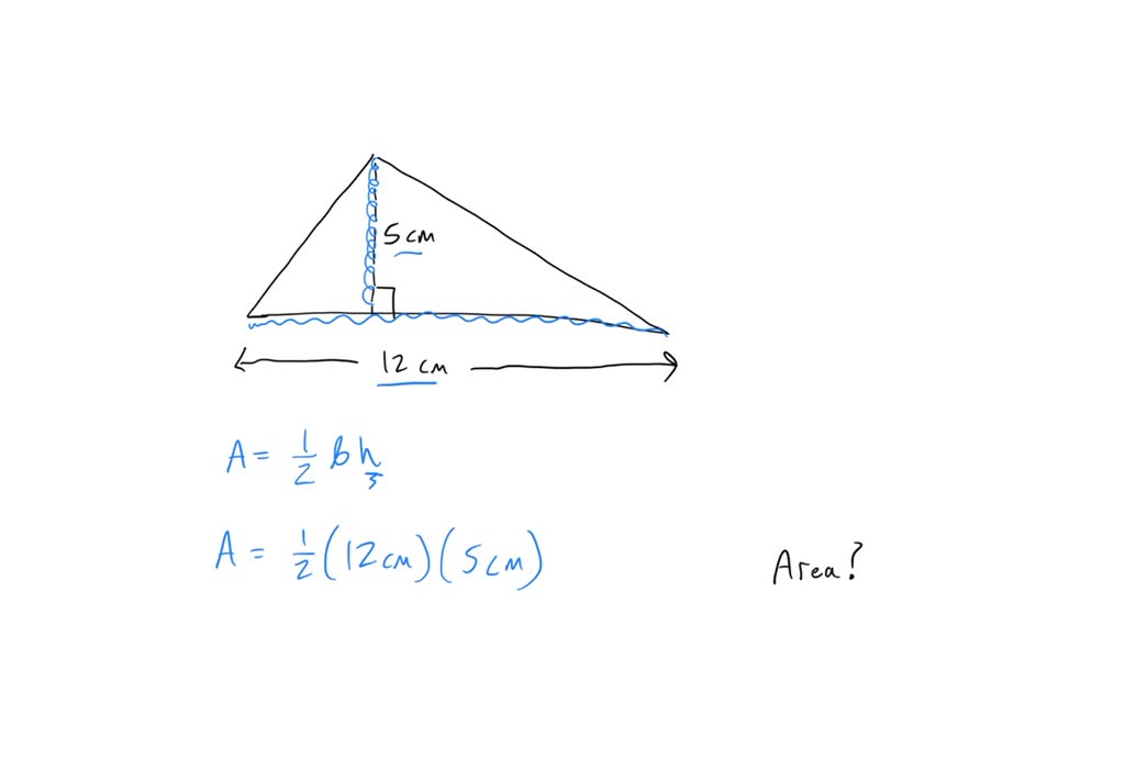 Solved The Diagram Shows A Triangle Not Drawn Accurately Cm Cm Work