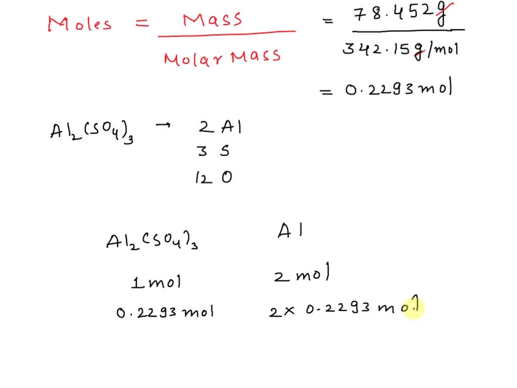 SOLVED Question 7 4 Points Calculate The Total Number Of Moles Of