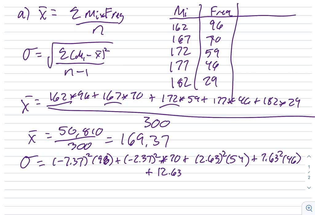 Solved Data Was Collected For Randomly Selected Minute