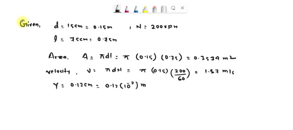 Solved The Viscosity Of A Fluid Is To Be Measured By A Viscometer