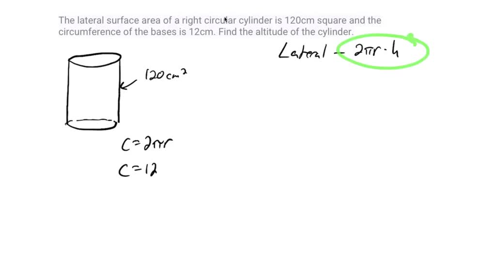 SOLVED A Right Circular Cylinder Is Inscribed In Right Circular Cone