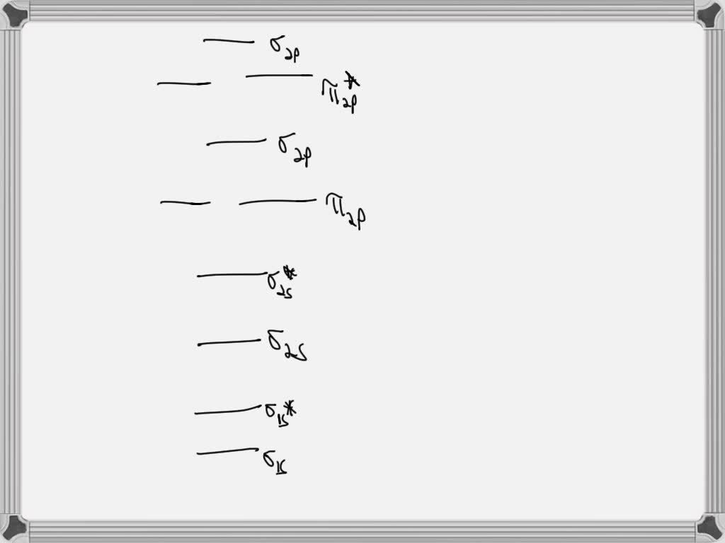 SOLVED Draw The Molecular Orbital Mo Electron Diagram For The C