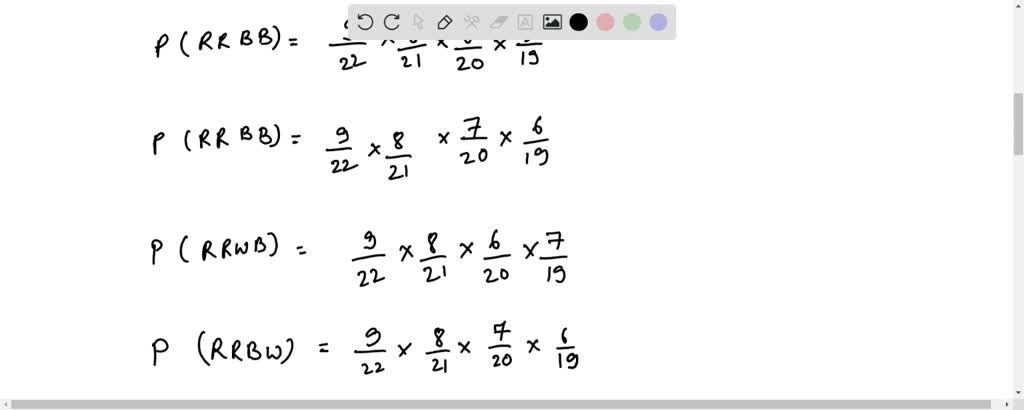 SOLVED A Bag Contains 9 Red Marbles 5 White Marbles And 6 Blue