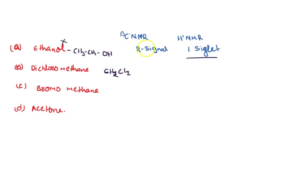 SOLVED The 13C NMR Spectrum Of A Compound A Contains Two Signals And