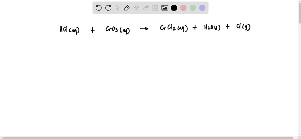 Solved Aqueous Hydrogen Chloride Reacts With Oxygen Gas To Form