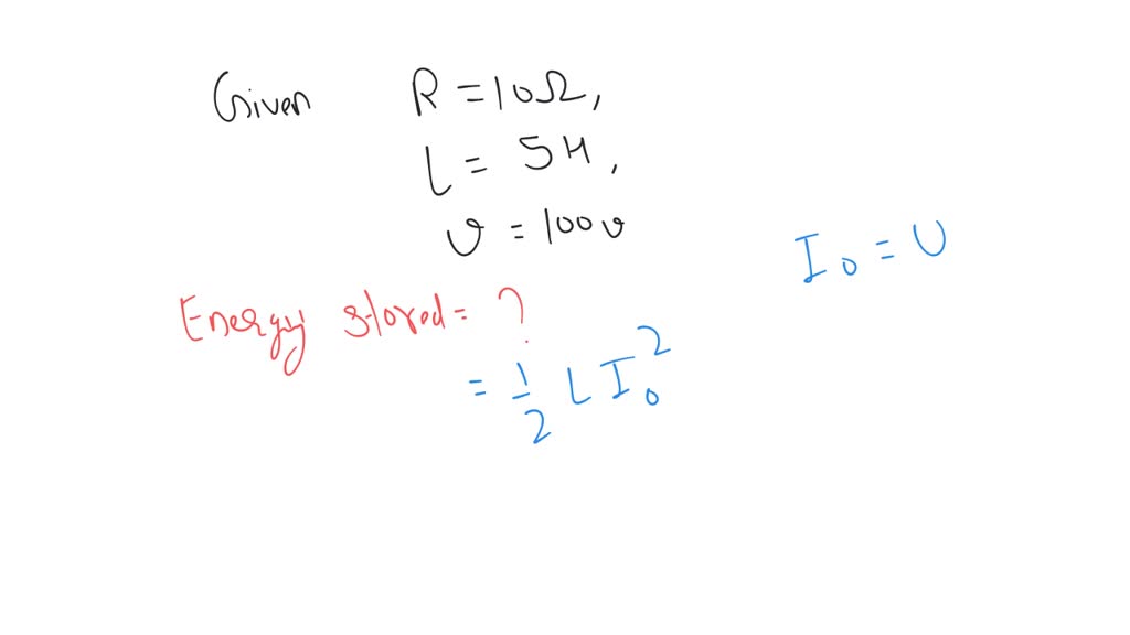 SOLVED A Coil Of Resistance 10 Ohm And An Inductance 5H Is Connected