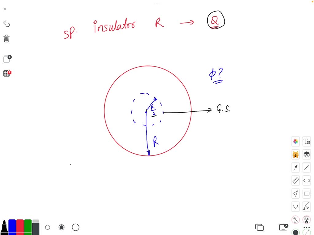 SOLVED Consider A Spherical Insulator Of Radius R That Has Uniform