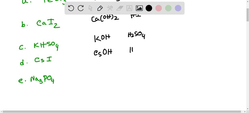 SOLVED Which One Of The Following Salts When Dissolved In Water