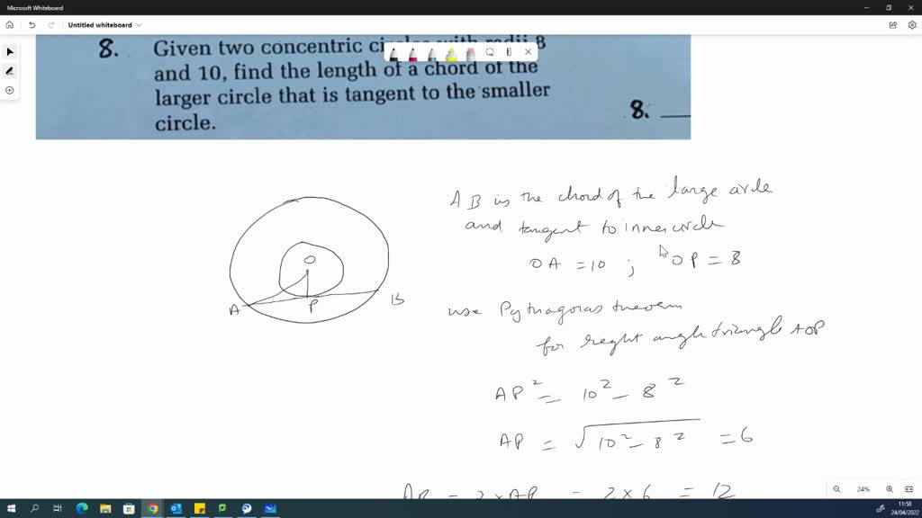 SOLVED A 2 4 The Long Chord Of A Compound Curve Makes An Angle Of 20