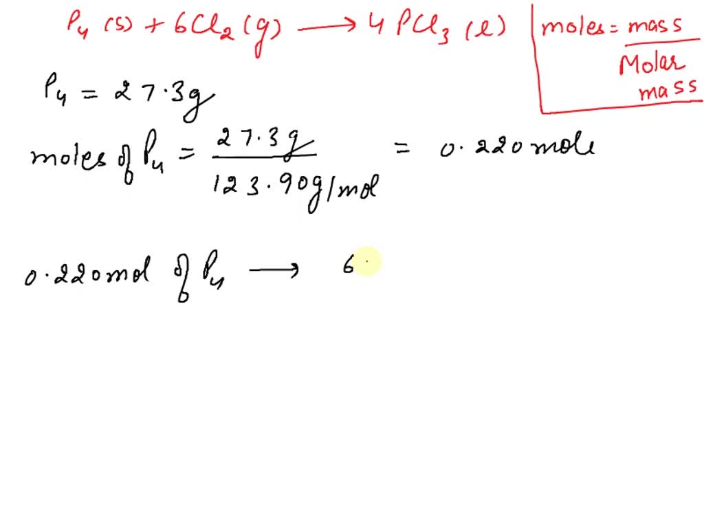 SOLVED How Many Grams Of Phosphorus P4 Are Needed To Completely