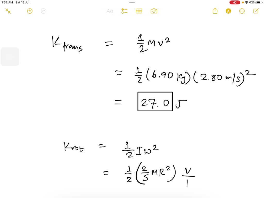 Solved A Bowling Ball Of Mass Kg Is Rolling At M S Along A