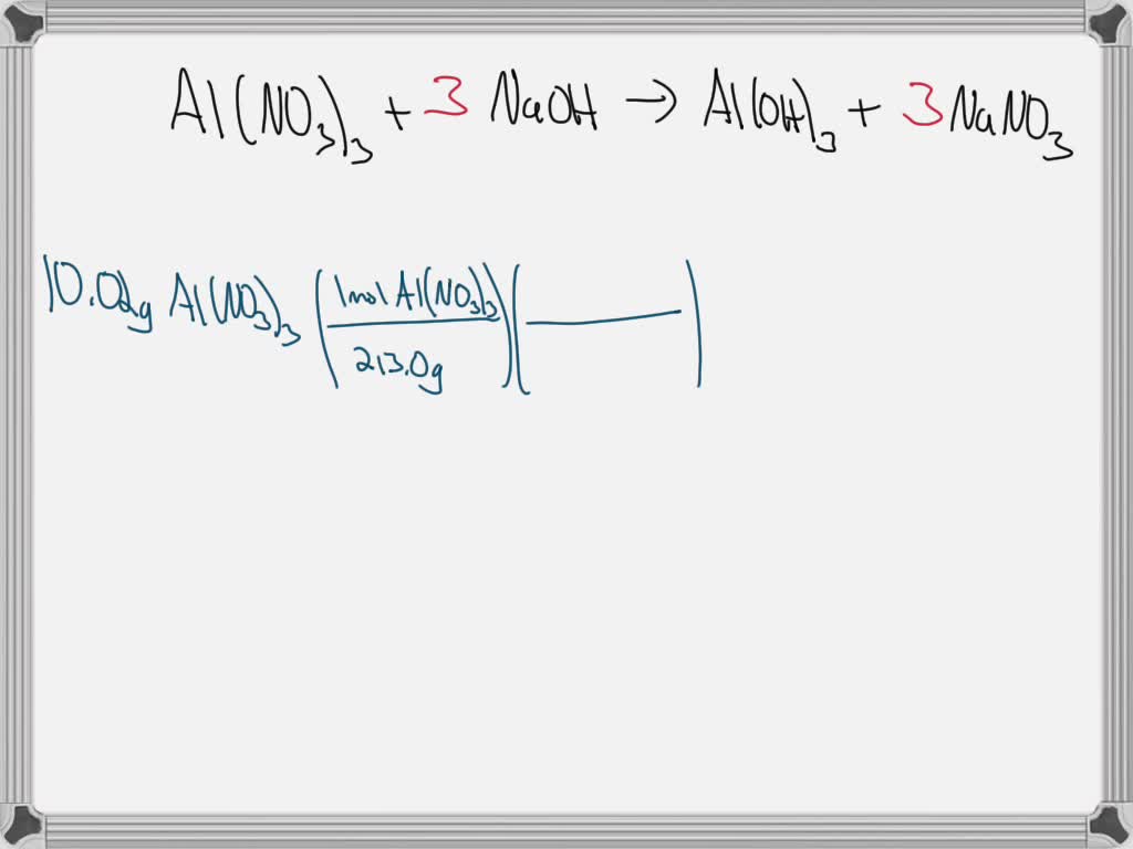 Solved A Solution Of Sodium Hydroxide Naoh Is Mixed With A Solution