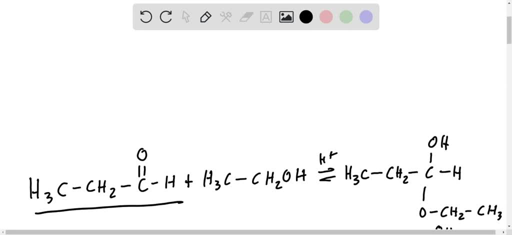 Solved Draw The Condensed Structural Formula For The Hemiacetal Formed