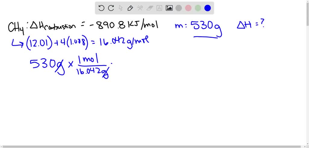 Solved What Is The Change In Enthalpy Associated With The Combustion