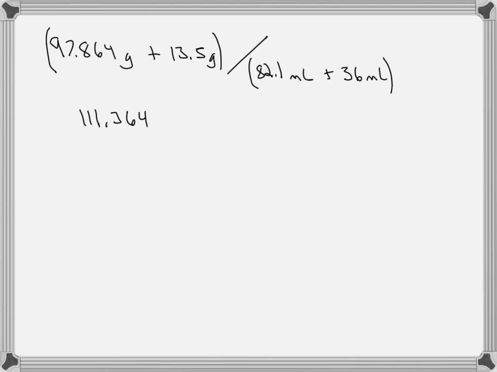 Solved Perform The Following Calculation To The Correct Number Of