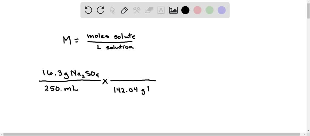 Solved Calculate The Molar Mass For Sodium Sulfate Na So A Sample