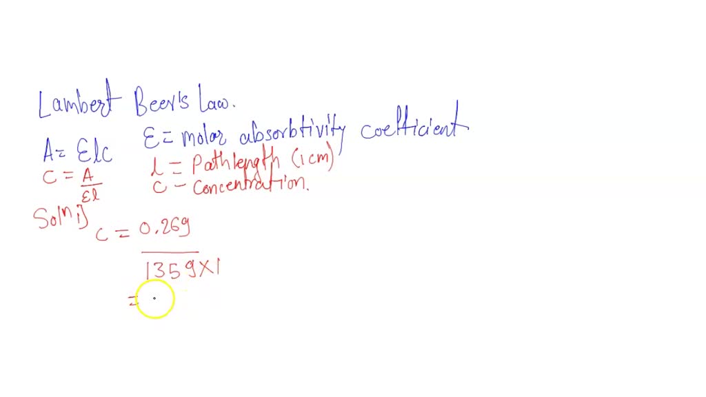 Solved Verify Your Equilibrium Concentration Calculation Verify Your