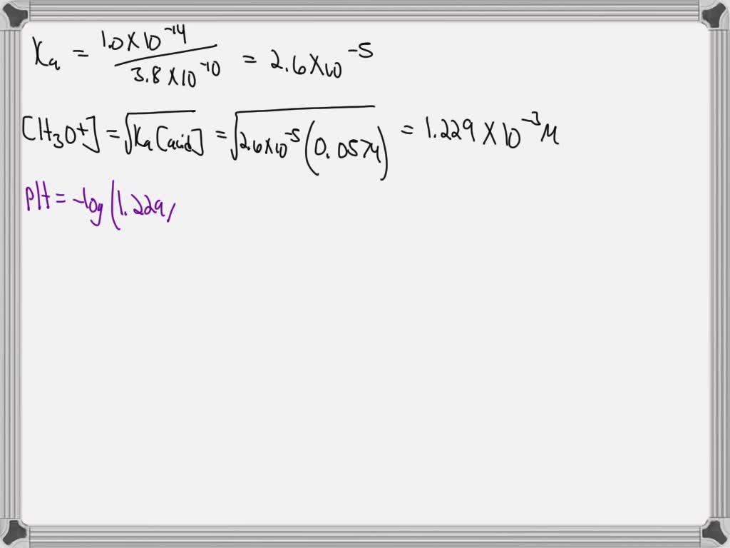 Solved Calculate The Ph Of A M Anilinium Chloride Solution I