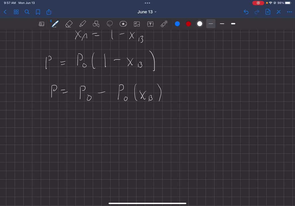 Solved The Ratio Between Lowering Of Vapour Pressure Of Solution And