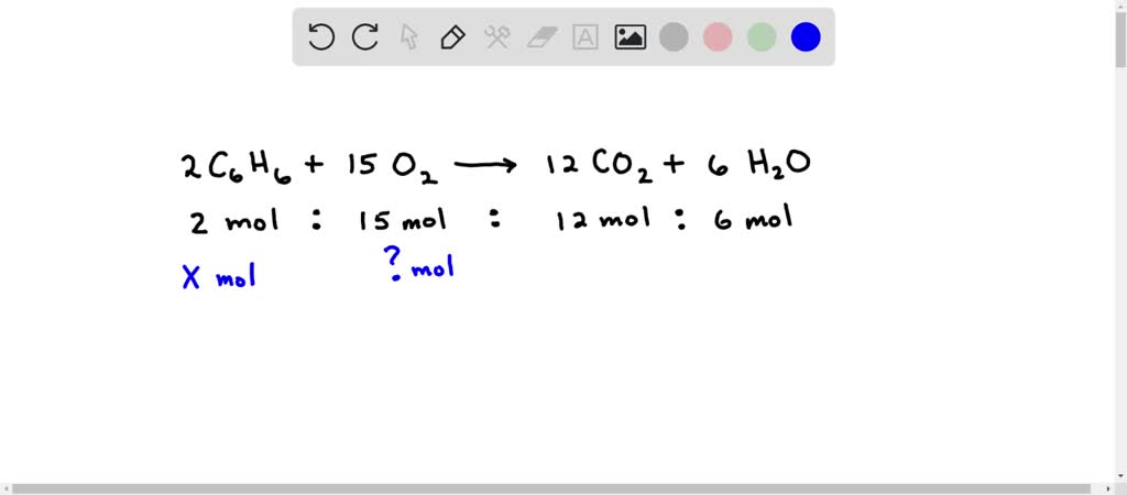 Solved Consider The Balanced Equation For The Combustion Of Benzene