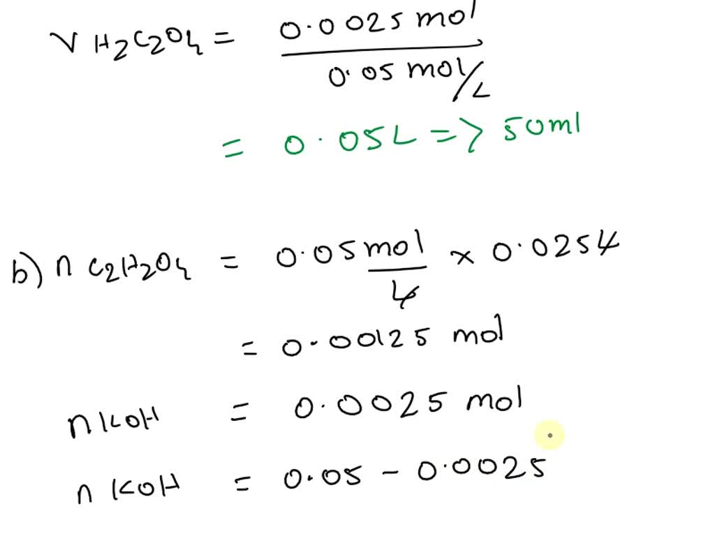 SOLVED Consider The Titration Curve Below For The Titration Of Oxalic