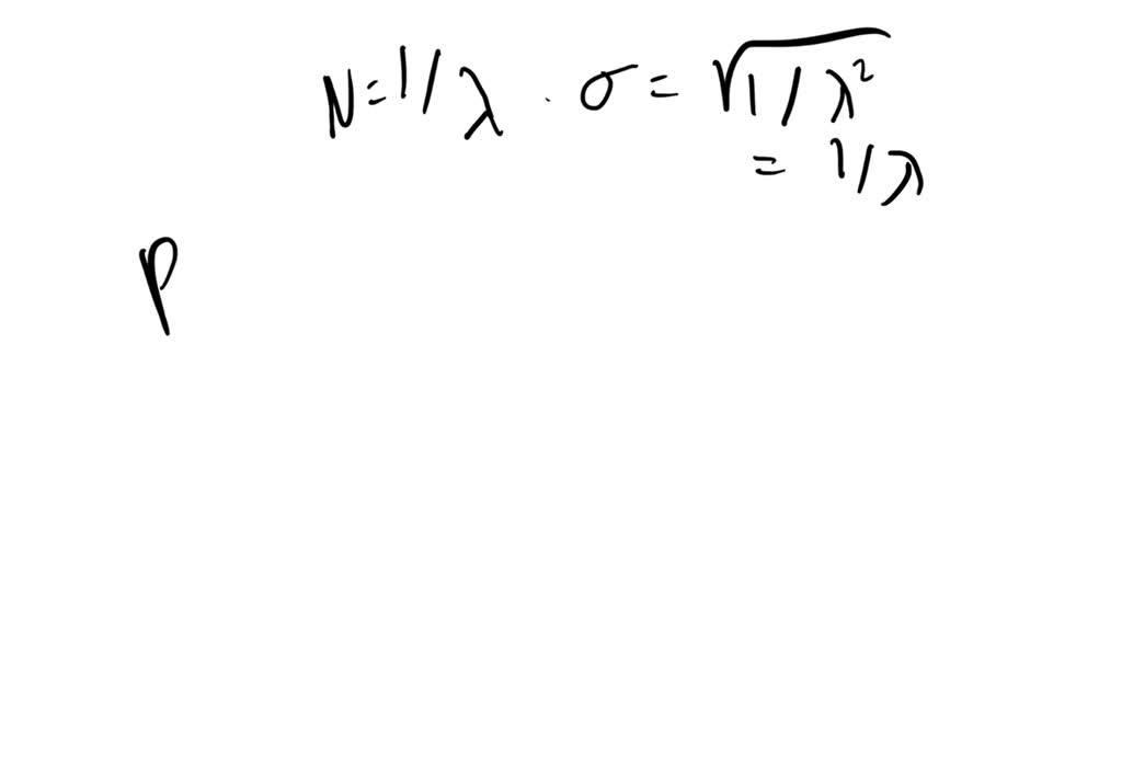 Solved Let X Be Exponentially Distributed With Intensity Determine