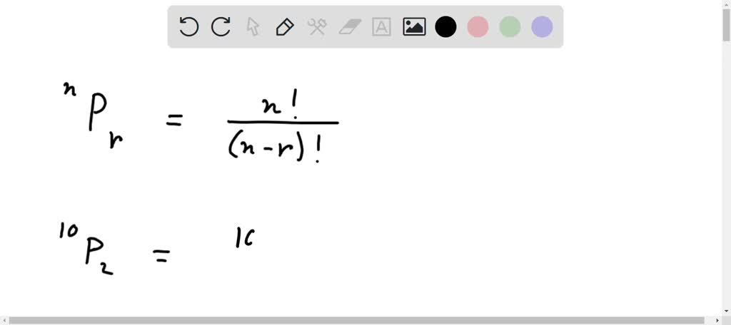 Solved Determine The Number Of Permutations Arrangements Possible Of