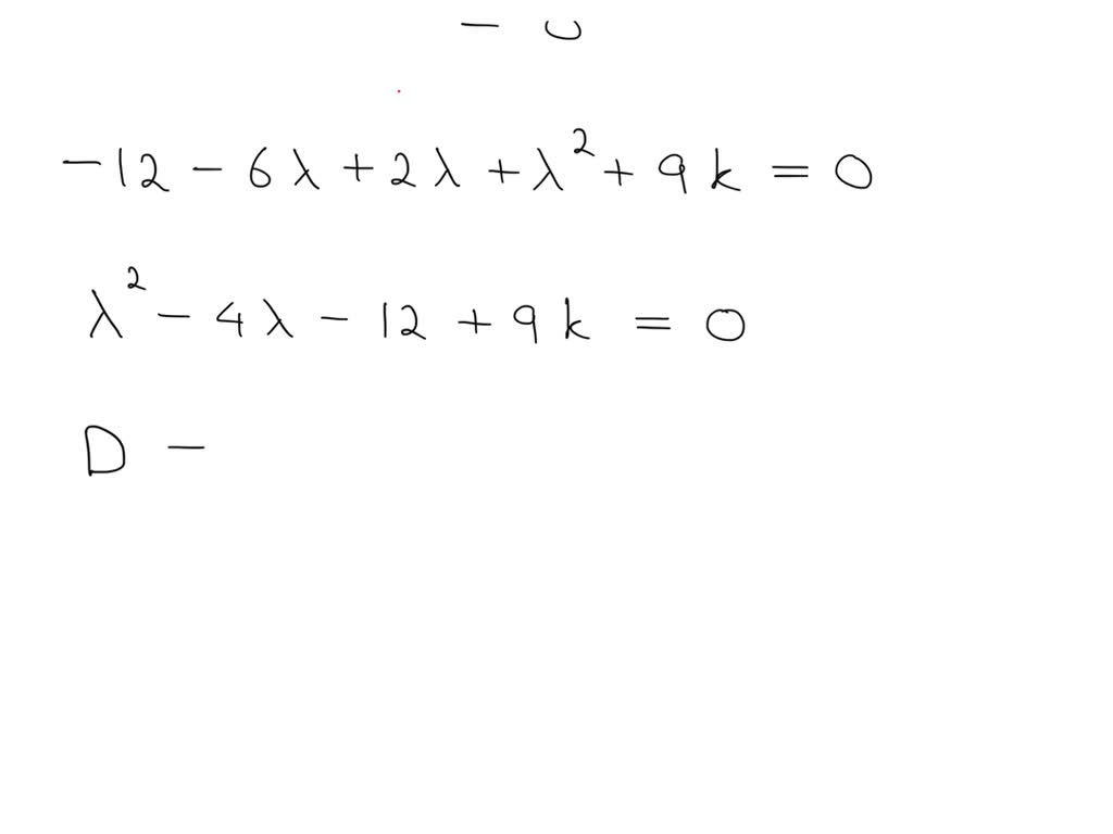 SOLVED 2 9 Point The Matrix A Has Two Distinct Real Eigenvalues If