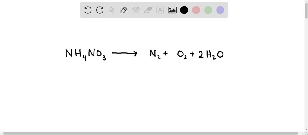 Solved Write The Balanced Equation For The Decomposition Of Ammonium