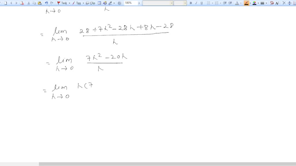 Solved Part Limit Of A Difference Quotient Suppose F X X