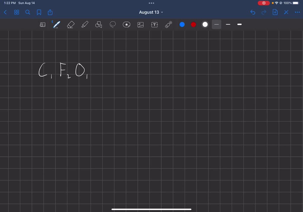 A Certain Compound Is Made Up Of One Carbon C Atom Two Fluorine F