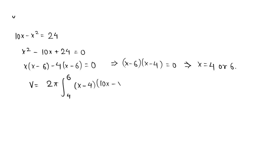 SOLVED Use The Method Of Cylindrical Shells To Find The Volume V