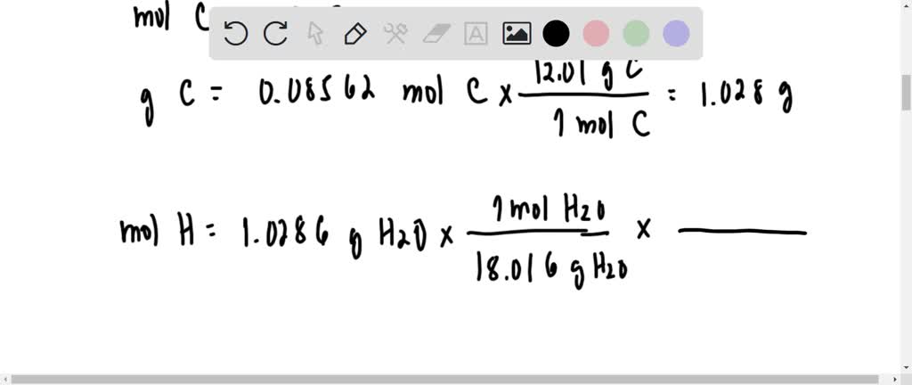 SOLVED An Unknown Organic Compound Is Sent Off For Elemental And