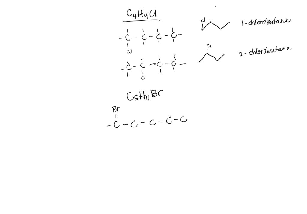 Solved Draw Bond Line Formulas And Give Iupac Substitutive Names For