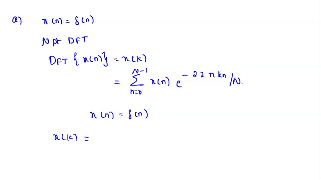 VIDEO Solution 3 Consider The Real Valued Finite Length Sequence R N