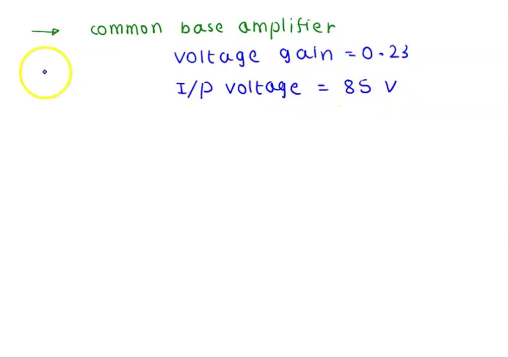 Solved Determine The Cmrr And Express It In Decibels For An