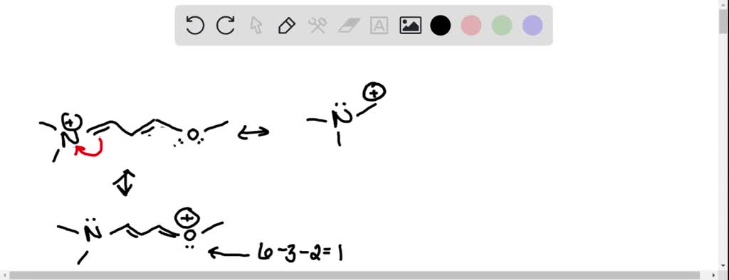 Solved Draw The Three Major Resonance Structures For The Cation Shown