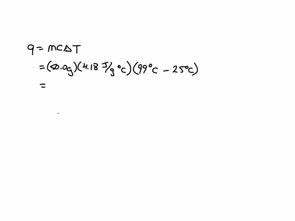 SOLVED Water Has A Specific Heat Of 4 18 J G C What Is The Quantity