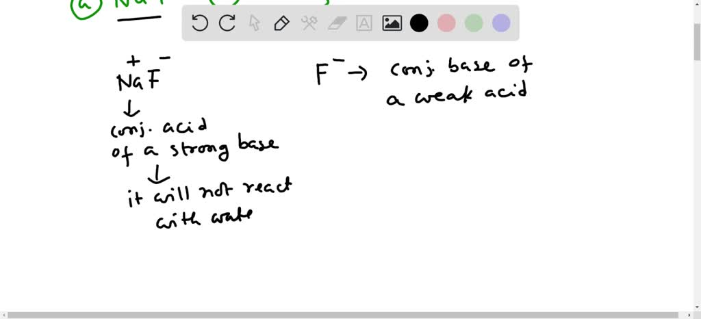 Solved Which Salt Produces A Basic Solution When Dissolved In Water