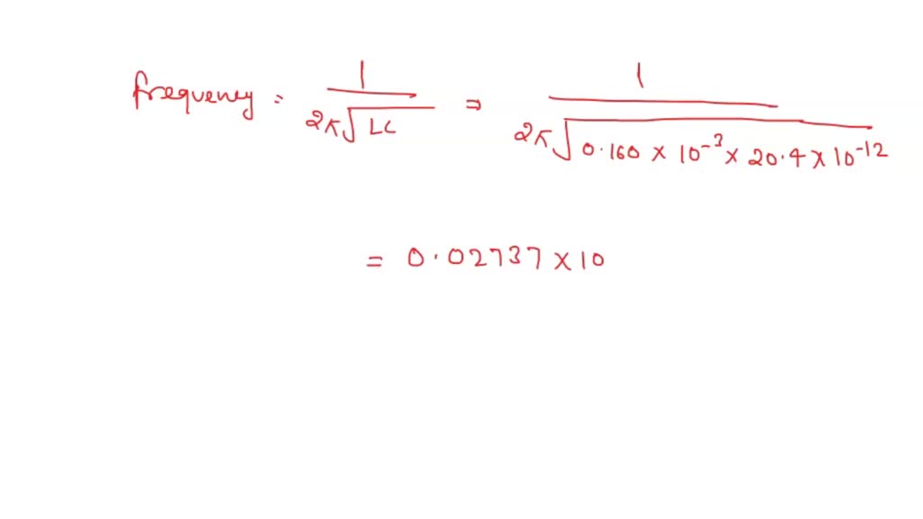 Solved A Resonant Circuit In A Radio Receiver Is Tuned To A Certain