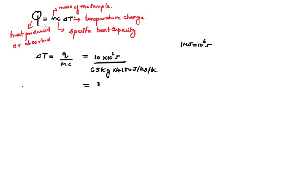 Solved A Typical Human Produces About Mj Of Energy Transferred As Heat Each Day Through