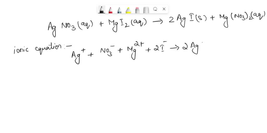 Write A Molecular Equation Net Ionic Equation And A Complete Ionic