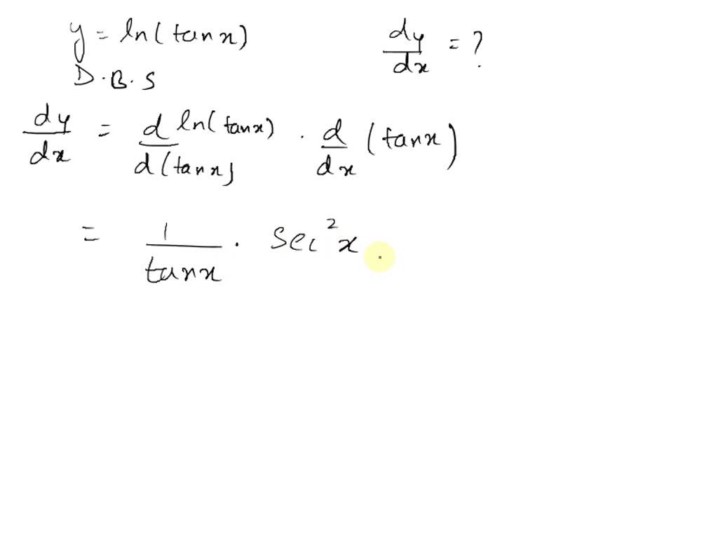 Solved Pts Calculate In Tan X Dx Sin X Cos X