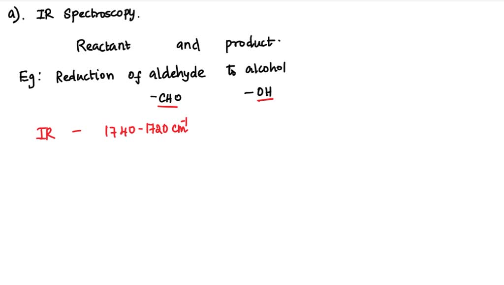 SOLVED A How Would You Use IR Spectroscopy To Distinguish Between The