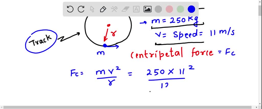 Solved A Kg Motorcycle Is Driven Around A M Tall Vertical