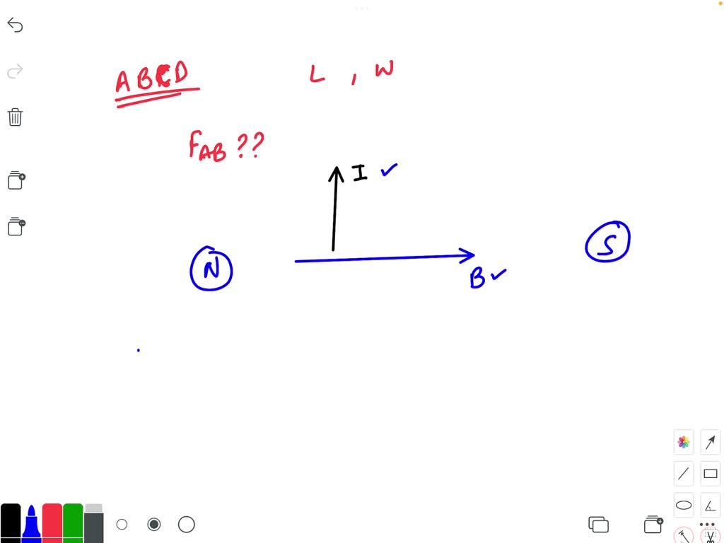 SOLVED A Rectangular Coil With Corners Labeled ABCD Has Length L