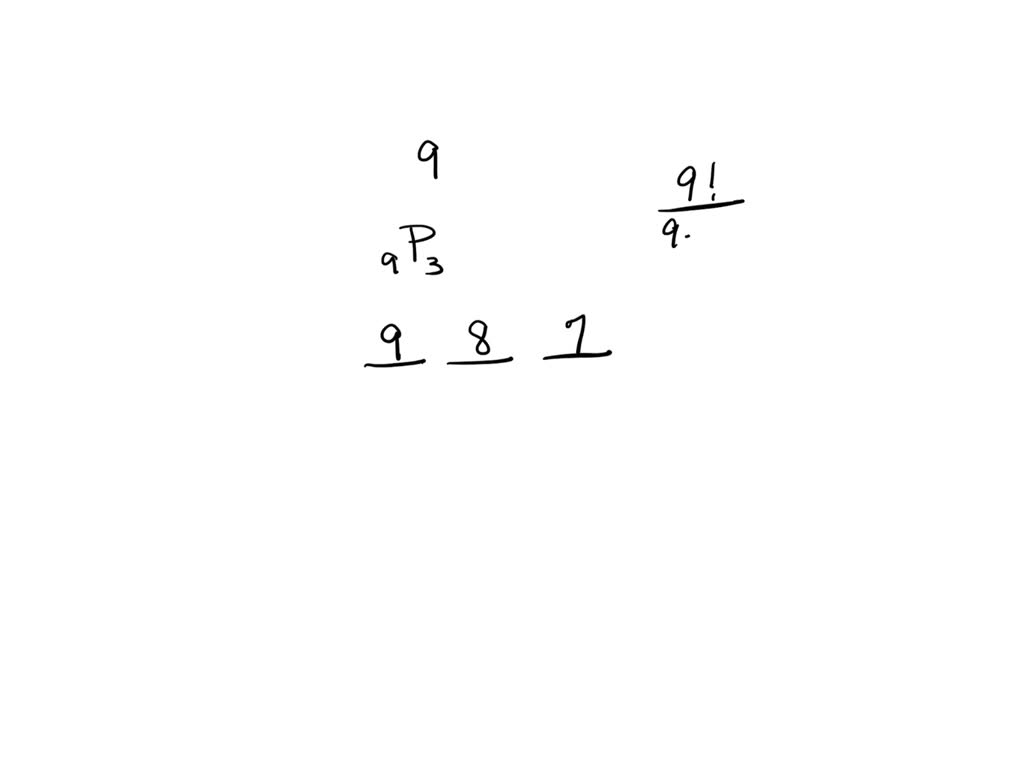 Solved Determine The Number Of Permutations Arrangements Possible Of