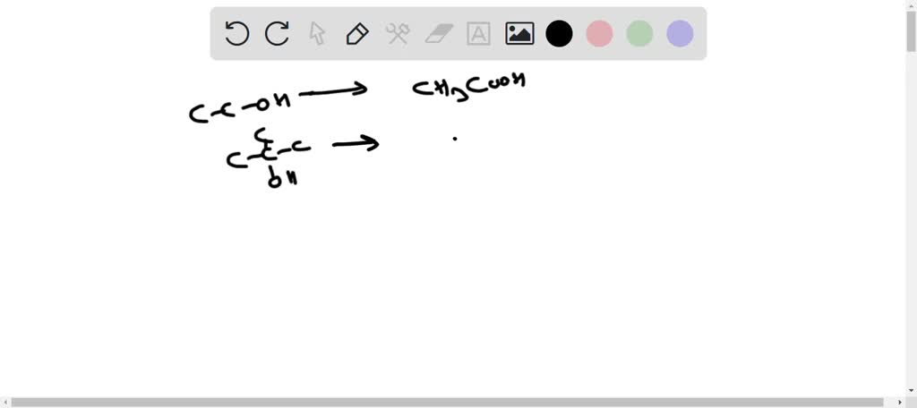 Solved Write Equations Including Structures For The Reactant Alcohol